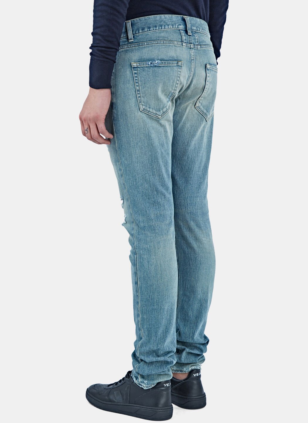 Saint laurent trash denim sales