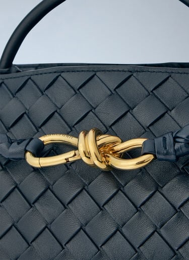 LN-CC® - Bottega Veneta: Medium Andiamo Handbag - Blue Bottega Veneta Medium Andiamo Handbag Blue bov0264013