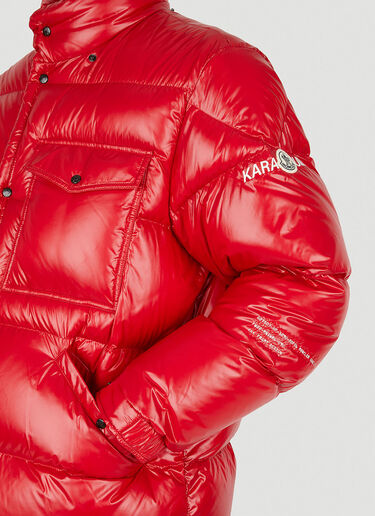 7 Moncler FRGMT Hiroshi Fujiwara Anthenium Hooded Jacket Red mfr0151003
