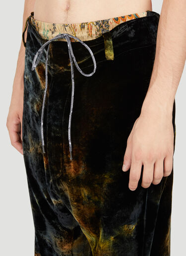 Vivienne Westwood Wreck Velvet Pants Black vvw0154004