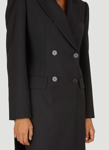Alexander McQueen Slashed Tailored Coat Black amq0250061