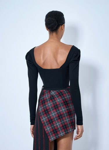 LN-CC® - Vivienne Westwood: Bea Corset Cardi - Black Vivienne Westwood Bea Corset Cardi Black vvw0265021