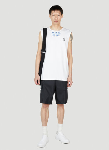 Raf Simons x Fred Perry Printed Vest Top White rsf0152011