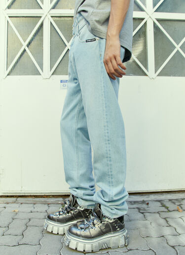 VTMNTS Double Waist Denim Jeans Blue vtm0354003