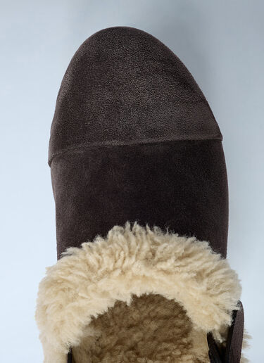 Chloé Jeannette Clog Wedge Brown chl0262032