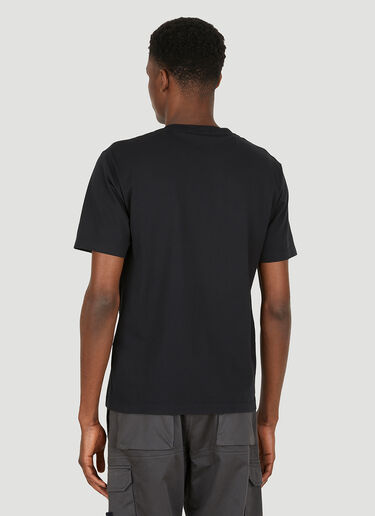 Stone Island Logo Embroidery T-Shirt Black sto0150053