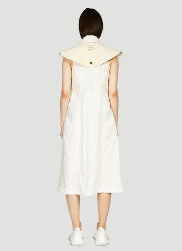 2 MONCLER 1952 Detachable-Panel Dress White mge0240005