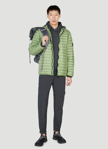 Stone Island 컴퍼스 패치 팬츠 블랙 sto0152034