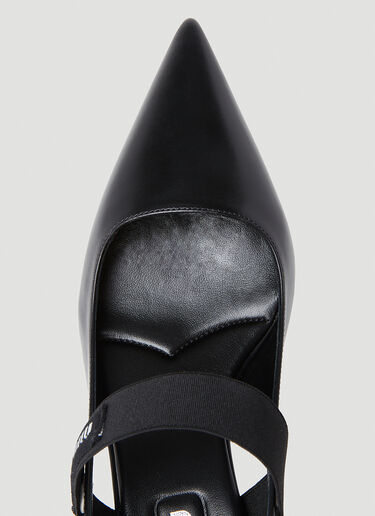 Miu Miu Slingback Kitten Heels Black miu0252071