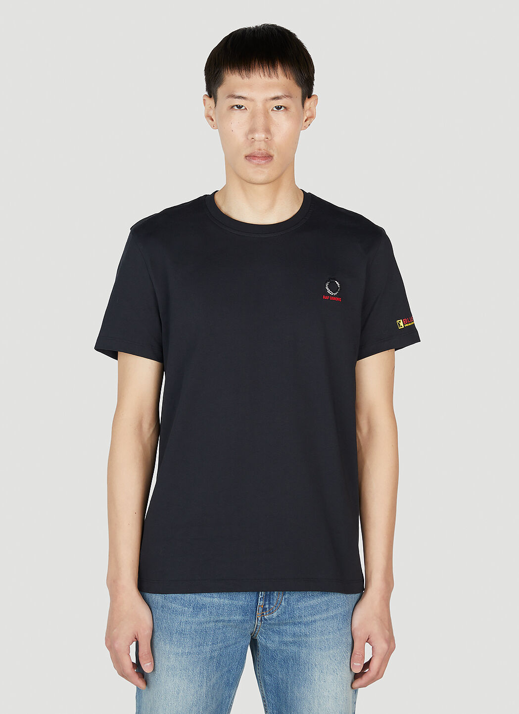 Raf Simons x Fred Perry 印花短袖 T 恤 黑色 rsf0152009