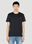 Raf Simons x Fred Perry 프린티드 슬리브 티셔츠 블랙 rsf0152009