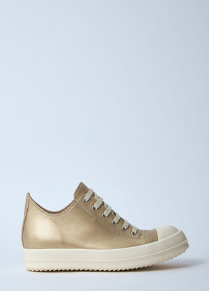 Rick Owens Low-Top Leather Sneakers Black ric0260006