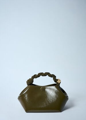 GANNI スモールボウハンドバッグ ベージュ gan0259072