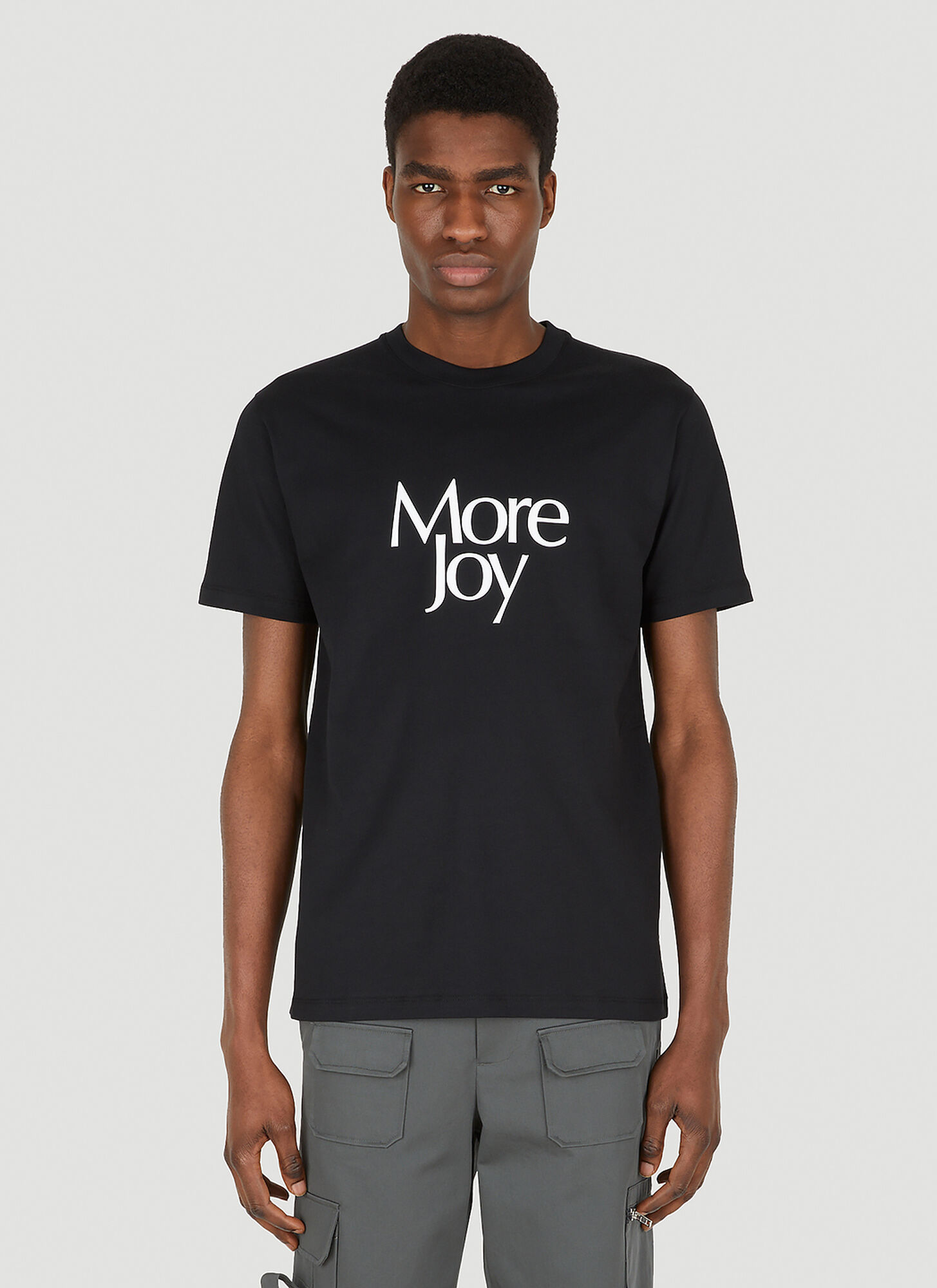 More Joy Unisex Logo Oversize Organic Cotton Graphic Tee