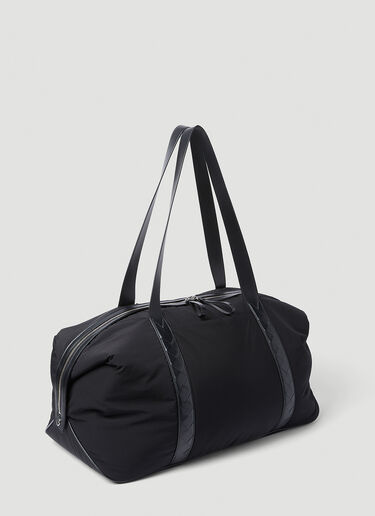 Bottega Veneta 가죽 트리밍 더플 백 블랙 bov0155043