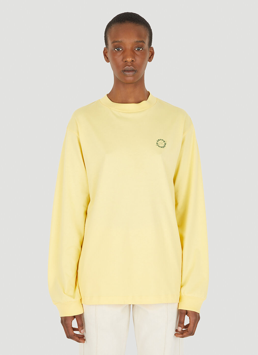 Frozen yellow long sleeve top