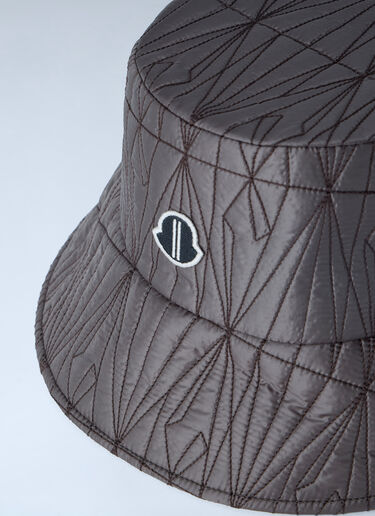Moncler x Rick Owens Quilted Bucket Hat Grey mcs0363030