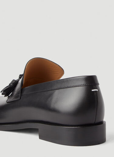 Maison Margiela Tabi Leather Loafers Black mla0145031