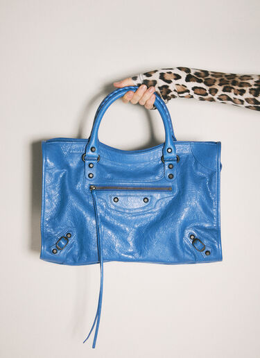 Balenciaga Le City Medium Handbag Blue bal0258024
