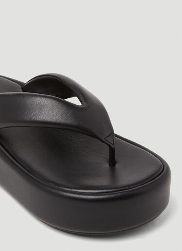 Balenciaga Rise Thong Sandals Black bal0248085