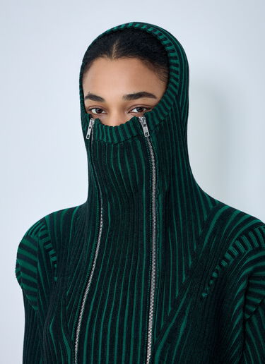 LUEDER Healer Knit Zip Jacket Green ldr0364002