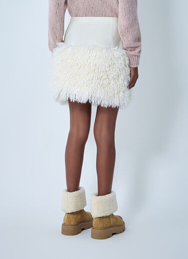 Moncler Eco Nylon Mini Skirt White mon0262016