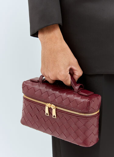 Bottega Veneta Bang Bang Vanity Case Burgundy bov0259040