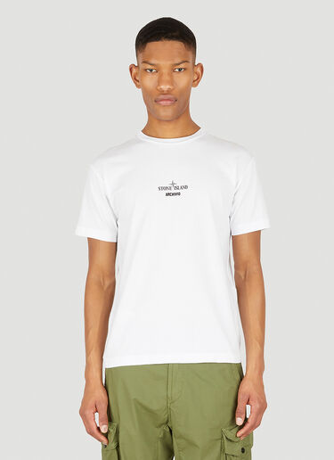 Stone Island Logo T-Shirt White sto0148041