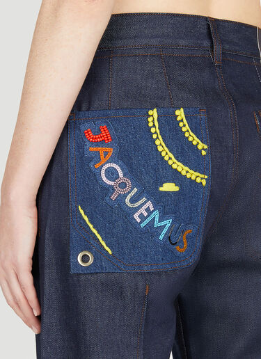 Jacquemus Le De Nimes Bordado 牛仔裤 蓝色 jac0251052