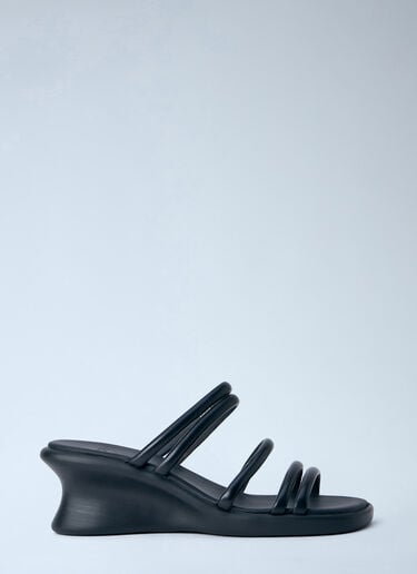 CAMPER Strappy Wedge Sandals Black cmp0264013