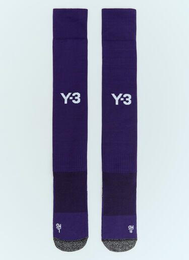 Y-3 x Real Madrid Logo Jacquard Socks Purple rma0156003