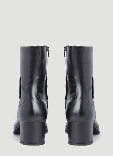 Walter Van Beirendonck Love Heeled Boots Black wlt0152019