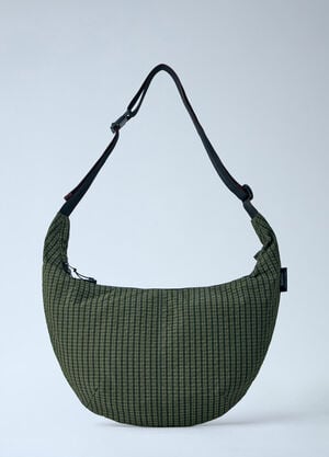 Comme des Garçons Homme Grid Check Shoulder Bag Khaki cdh0164006