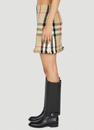 Burberry 체크 부클레 미니 스커트 베이지 bur0253024