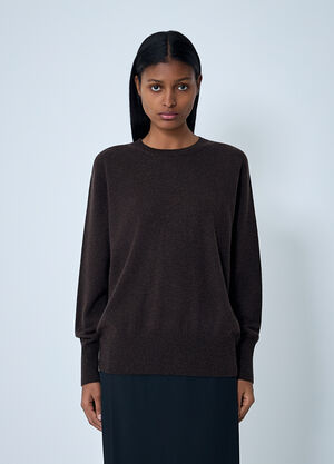 The Row Leilani Sweater Brown row0262015