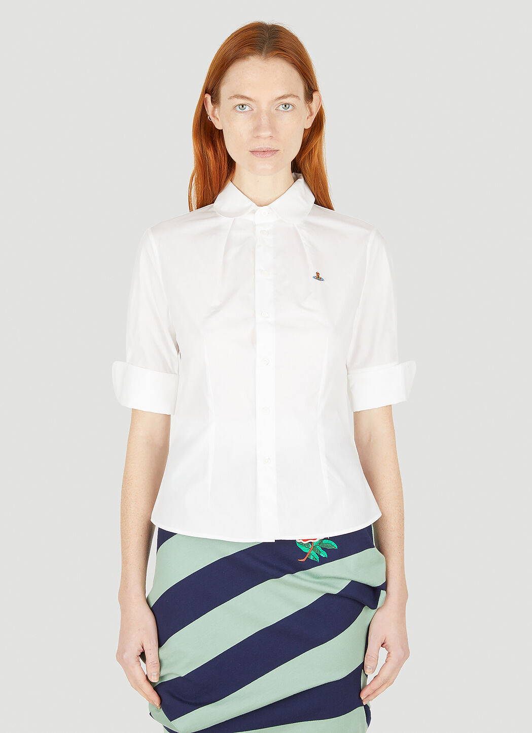White vivienne clearance westwood polo shirt