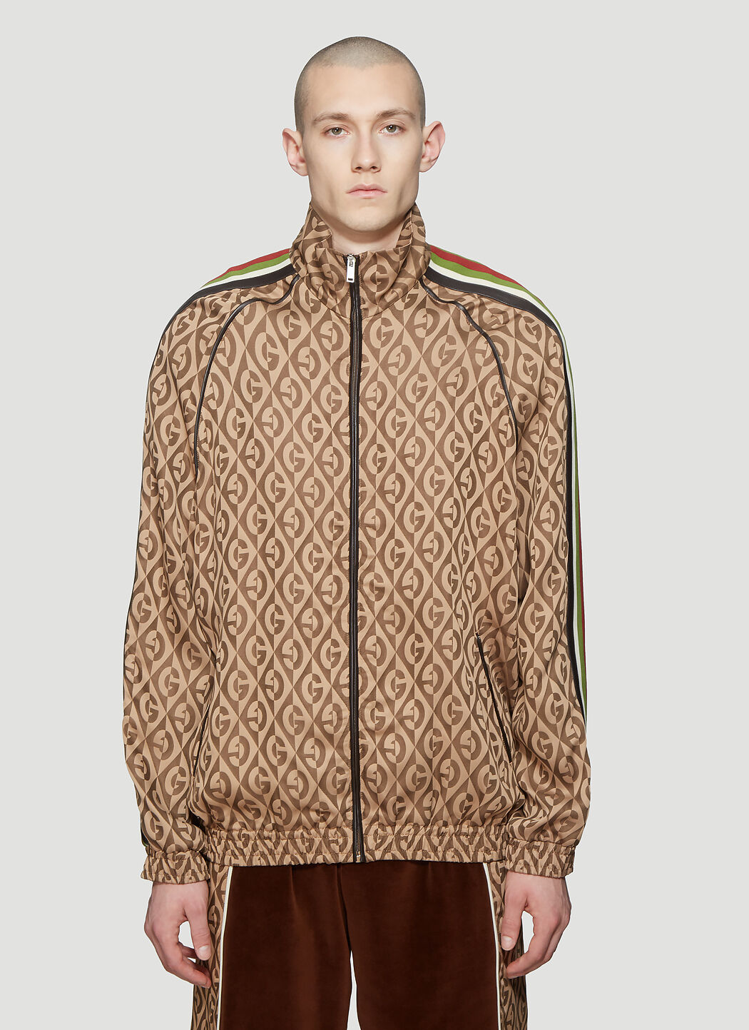 Gucci jacquard clearance track jacket