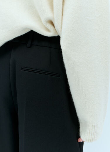 The Row Roan Wool Pants Black row0255008