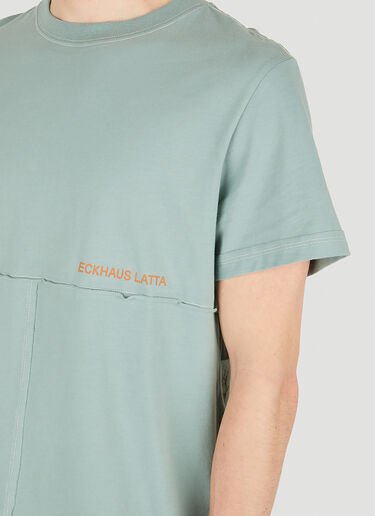 Eckhaus Latta ラップ Tシャツ グリーン eck0149001