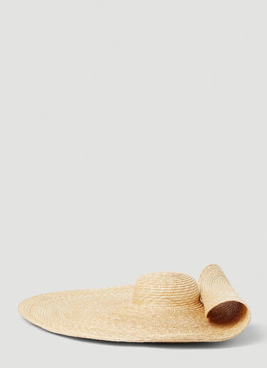 Jacquemus Le Chapeau Bomba Wide Hat Beige jac0251117
