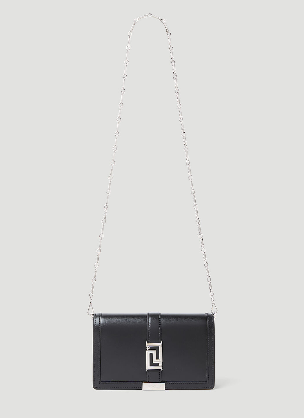 Versace Women s Greca Goddess Mini Shoulder Bag in Black LN CC