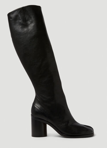 Maison Margiela Tabi Knee-High Boots Black mla0245022