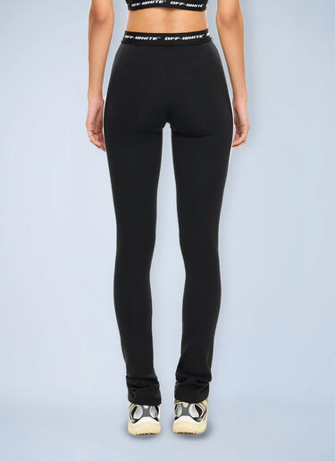 LN-CC® - Off-White: Logoband Leggings - Black Off-White Logoband Leggings Black ofw0264070
