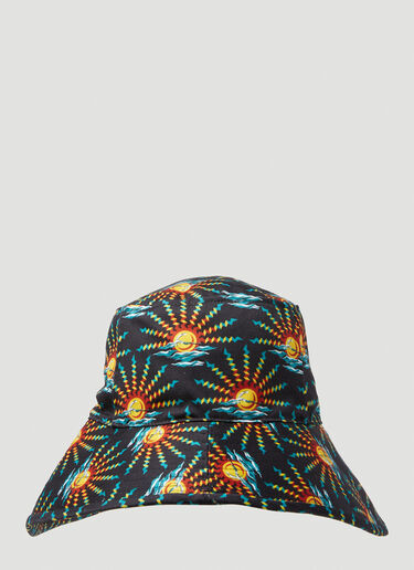 Rabanne Sun Motif Bucket Hat Black pac0249006