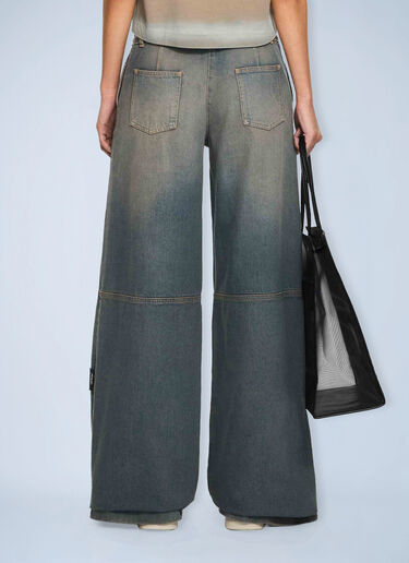 LN-CC® - Off-White: Big Pockets Denim Pants - Blue Off-White Big Pockets Denim Pants Blue ofw0264074