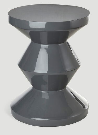 POLSPOTTEN Zig Zag Stool Grey wps0690118