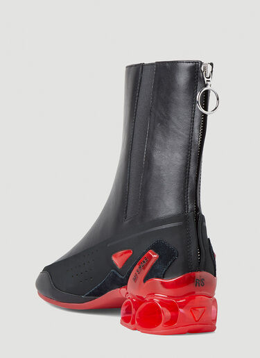 Raf Simons (RUNNER) Cycloid High Boots Black raf0147029