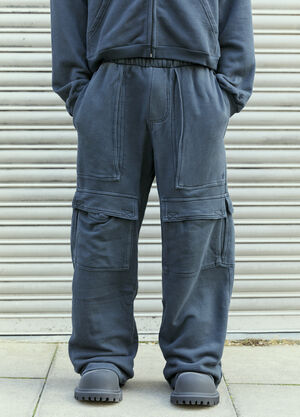 GREG ROSS Cargo Track Pants Black grr0157009