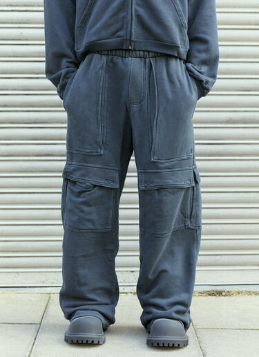 GREG ROSS Cargo Track Pants Black grr0157009
