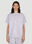 Tekla 리도 스트라이프 반소매 파자마 셔츠 퍼플 tek0353001
